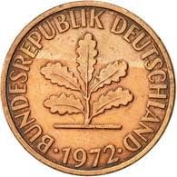 Monnaie, République Fédérale Allemande, 2 Pfennig, 1972, Karlsruhe, SUP - 2 Pfennig