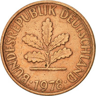 Monnaie, République Fédérale Allemande, 2 Pfennig, 1978, Hambourg, SUP - 2 Pfennig