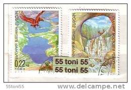 2001 EUROPA -Year Of Water 2v.- Used/oblitere BULGARIA / Bulgarie - 2001