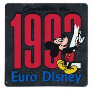 AUTOCOLLANT OUVERTURE EN 1992 EURO DISNEY - Stickers