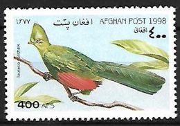 Afghanistan 1998 MNH - Knysna Turaco (Tauraco Corythaix) - Kuckucke & Turakos