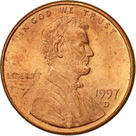 Monnaie, États-Unis, Lincoln Cent, Cent, 1997, U.S. Mint, Denver, SUP, Copper - 1959-…: Lincoln, Memorial Reverse