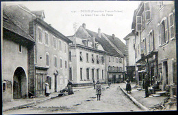 Delcampe - 90 DELLE  LA GRAND'RUE ET LA POSTE PETITE ANIMATION - Delle