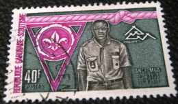 Gabon 1975 Nordjamb 75 World Scout Jamboree, Norway 40f - Used - Unused Stamps