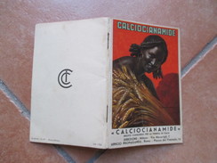 1936 Calendario Agenda CALCIOCIANAMIDE Canzone Libera Africanella  Grafica IGAP Roma Milano - Grand Format : 1921-40