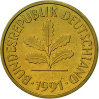 Monnaie, République Fédérale Allemande, 5 Pfennig, 1991, Stuttgart, SUP - 5 Pfennig