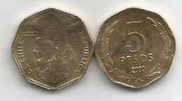 Chile 5 Pesos 2000. UNC KM#232 - Chile