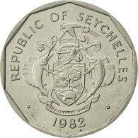 Monnaie, Seychelles, 5 Rupees, 1982, British Royal Mint, SUP, Copper-nickel - Seychellen