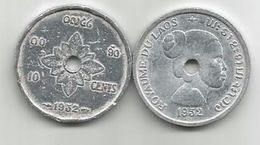 Laos 10 Cents 1952. VF  KM#4 - Laos