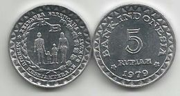 Indonesia 5 Rupiah 1979.  FAO KM#43 High Grade - Indonesië