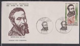 AFARS ET ISSAS       N° YVERT  :   PA  106   Sur   FDC        OBLITERE - Usati