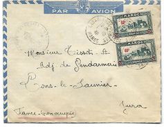 Lettre Du Maroc  Par Avion  1er OCT 1940  Vers Lons Le Saunier - Covers & Documents
