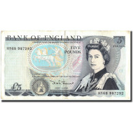 Billet, Grande-Bretagne, 5 Pounds, Undated (1971-91), Undated, KM:378e, TTB - 5 Pond