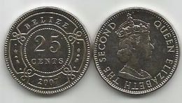 Belize 25 Cents 2007. KM#36 High Grade - Belize