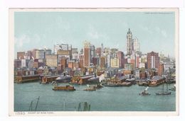 Hearth Of New York. Avec Bâteaux à Vapeur. (1800) - Mehransichten, Panoramakarten