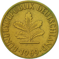 Monnaie, République Fédérale Allemande, 5 Pfennig, 1969, Stuttgart, TTB+ - 5 Pfennig