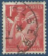 FRANCE Oblitéré Y&T N°433 Très Bien Centré - 1939-44 Iris