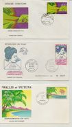 Lot De 3 FDC Différents, Pays Divers - UPU (Union Postale Universelle)