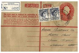 (816) Australia - 1958 - Registered Cover Posted To Newcastle From Toukley - Covers & Documents