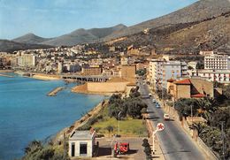 D6384 "(LT) FORMIA - PANORAMA" ANIMATA, AUTO, DISTRIBUTORE CALTEX. CART SPED 1968 - Latina