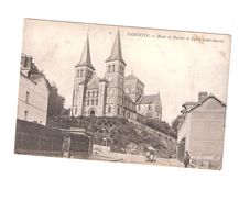 CPA 76 BARENTIN Route De Duclair Et L' église Saint-Martin - Barentin