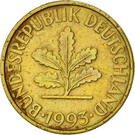 Monnaie, République Fédérale Allemande, 10 Pfennig, 1993, Berlin, SUP, Brass - 10 Pfennig
