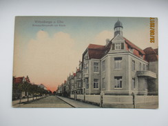 WITTENBERGE A. ELBE HOHENZOLLERNSTRASSE MIT KLINIK , OLD POSTCARD , Ko - Wittenberge