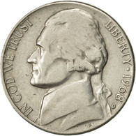 Monnaie, États-Unis, Jefferson Nickel, 5 Cents, 1968, U.S. Mint, Denver, TTB+ - 1959-…: Lincoln, Memorial Reverse