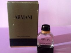 ARMANI -  EAU POUR HOMME   5 ML - Miniatures Men's Fragrances (in Box)