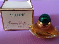 VOLUPTÉ DE OSCAR DE LA RENTA    EAU DE TOILETTE 4  ML - Miniatures Femmes (avec Boite)