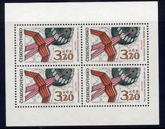 CZECHOSLOVAKIA 1969 UPU Congress Sheetlet MNH / **.  Michel 1903 Kb - Blocchi & Foglietti