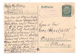 2053 ELMENHORST - Postgeschichte, Landpostsempel Elmenhorst über Schwarzenbek, 1938 - Schwarzenbeck