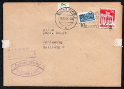 A6349 - Alter Brief - Bedarfspost - Flensburg - Julius Stütz - Export Handelsvertretung 1948 Berlin Notopfer - Flensburg
