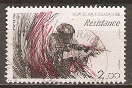 FRANCE   -   1984  .  Y&T N° 2312 Oblitéré Cachet Rond.    Résistance  /  Soldat - Gebraucht