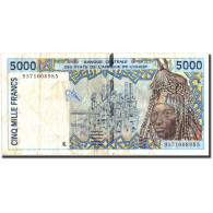 Billet, West African States, 5000 Francs, 1995, 1995, KM:713Kd, TB - États D'Afrique De L'Ouest