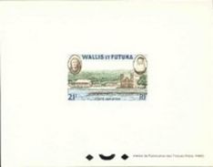 WALLIS & FUTUNA 1960 Big Fort 21F Deluxe [épreuve Prueba Druckprobe - Imperforates, Proofs & Errors