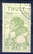 +Greenland / Thule 1935. Michel 1. Cancelled - Thulé