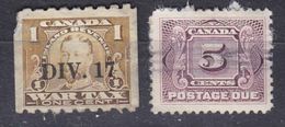 LOT DE 2 PC - V/IMAGE - Postage Due