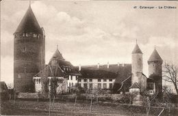 Postkaart Postkarte Sweiss Zwitserland Estavayer Le Chateau Dated 1910 Not Used - Estavayer