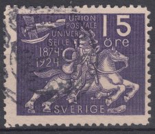 Sweden 1924 UPU Mi#161 Used - Oblitérés