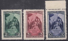 Yugoslavia Republic 1948 Mi#542-544 Mint Never Hinged - Ungebraucht