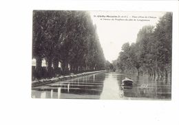 Cpa - 91 - CHILLY MAZARIN - 1914 - La Pièce D´ Eau Du Château Avenue Des Peupliers Coté De Longjumeau - 28 - Chilly Mazarin