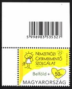 2011 Hungary - International Children Safety Services CHARITY - EAN Code LABEL VIGNETTE / MNH - Neufs