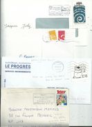 4 L  Affranchissement  Composé Multi Timbres De Différents Types.  Et Ou De VIGNETTES Diverses...............à Voir - Storia Postale