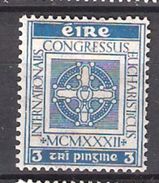 Ireland 1932 International Eucharistic Congress, Dublin.3p Blue  Mi 57 Unused - Unused Stamps