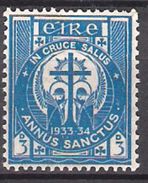 Ireland 1933 Holy Year.3p Blue  Mi 60 Unused - Ungebraucht