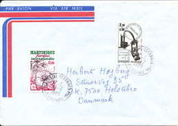 France Air Mail Cover Sent To Denmark 23-7-1985 - 1960-.... Covers & Documents