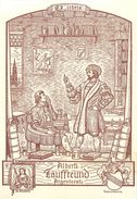 RARE ET BEL EX-LIBRIS ANCIEN - "ALBERTI TAUFFREUND - ARGENTORATI" - (8 X 12 Cm) - TB. - Exlibris