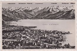 SUISSE,HELVETIA,SWISS,switzerland,schweiz,SVIZZERA ,vaud,riviera  Pays Enhaut,VEVEY,CARTE PHOTO AERIENNE PERROCHET - Roche