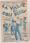 (GB17 ) La Valse Des Cols Bleus  , PRIOR , Paroles ROMANI , Musique F MARAFIOTI - Noten & Partituren
